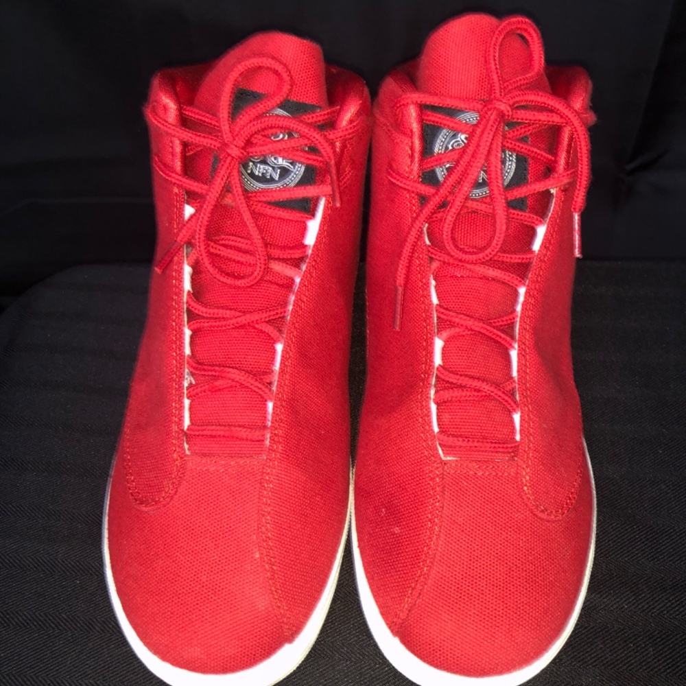 NFN Men’s Red Hightop gym shoes - Picture 2 of 5